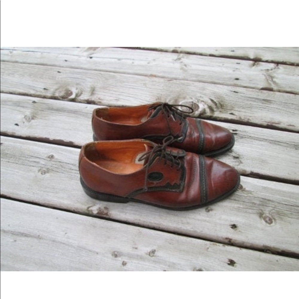 Vintage 80's Men's Leather Loafers. Size 9